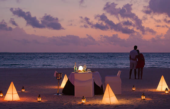 Romantic Private Beach Dinner Under the Stars in Fuvahmulah