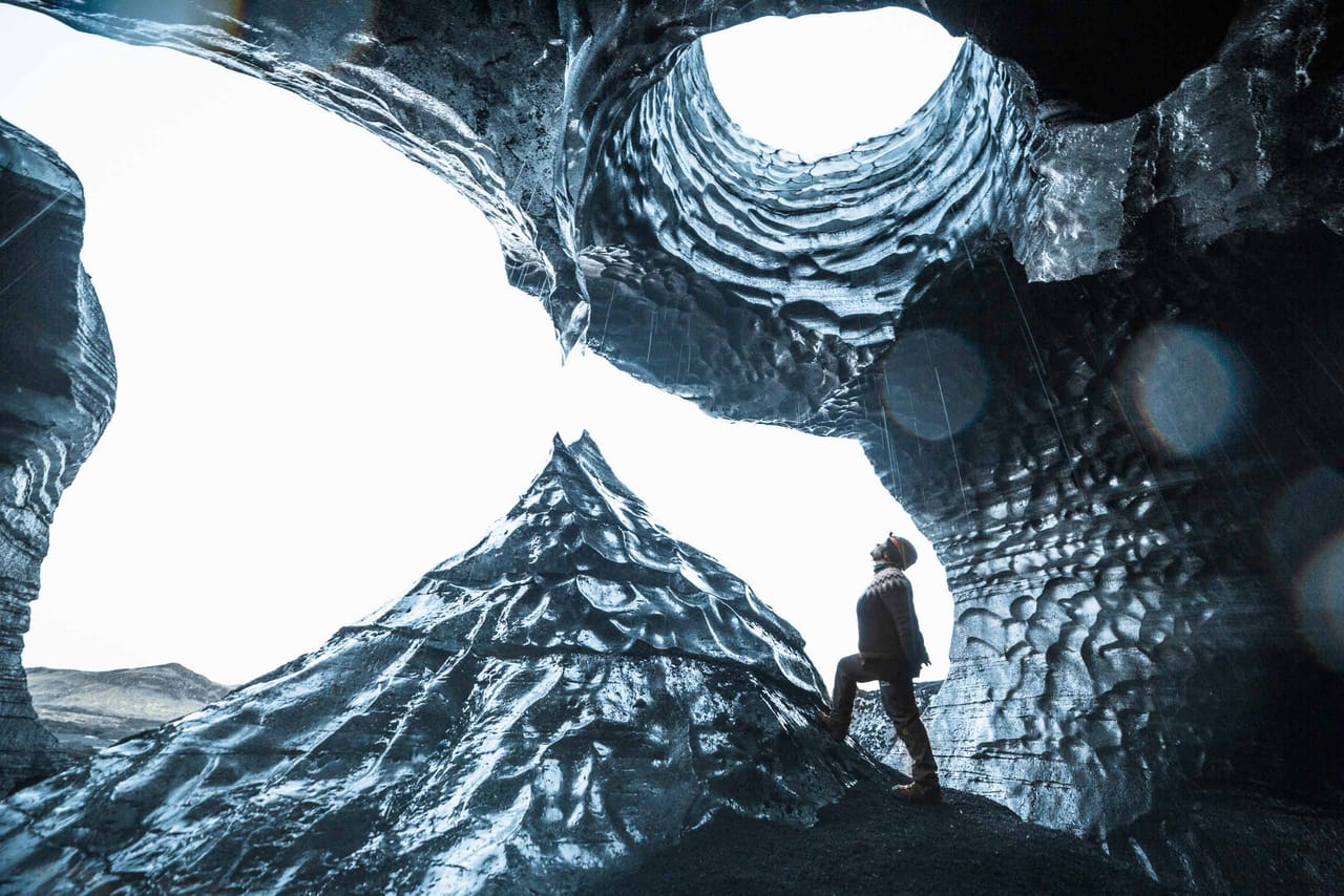 Ice Cave by Katla Volcano 2