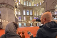 inside of Blue Mosque