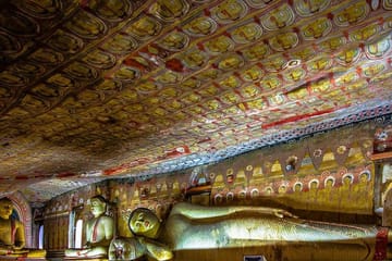 Sigiriya Rock Fortress and Dambulla Cave Temple Tour