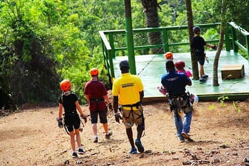 Zipline Adventure and Beach Break in Roatán, Honduras