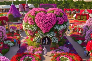 Miracle Garden Ticket Dubai with Private Transfers
