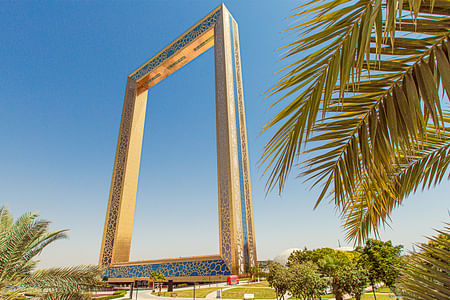 Dubai Frame tour & Desert Safari with BBQ Dinner