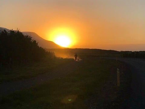 the midnight sun