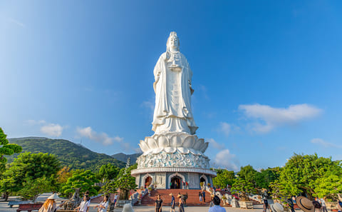 Da Nang City Tour from Tien Sa Port with Marble Mountains Visit