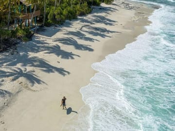 Experience the serene beauty of an empty Thoondu Beach—an exclusive haven in Fuvahmulah where tranquility meets paradise