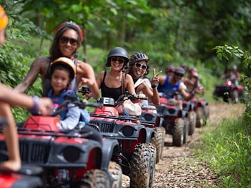 Phuket Thrill Seeker: ATV & Zipline Experience with Transfer