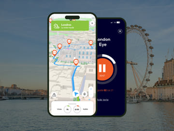 GPS audioguide application: Royal Walk from Buckingham to Parliament (Offline).