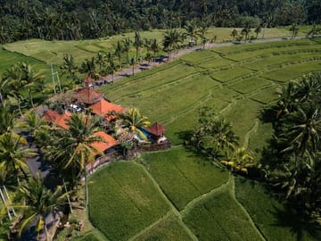 ATV tour conduct at beautiful landscape of Brasela village