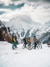 Snow mounain bike tour