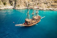 Alanya Pirate Boat Tour with Foam Party Soft Drinks & Transfer 9