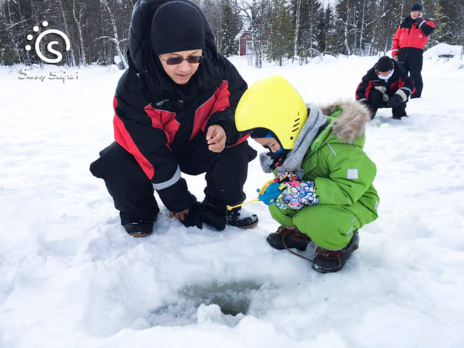 Great Ice Fishing Experience in Lapland 2