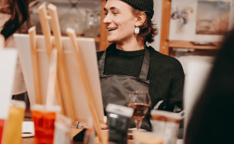 Barcelona Sip & Paint Experience with Sangria Refill