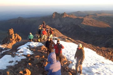 Mount Kenya Trekking Through Sirimoni-Chogoria Route