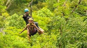 Flying Hanuman Ziplining Experience