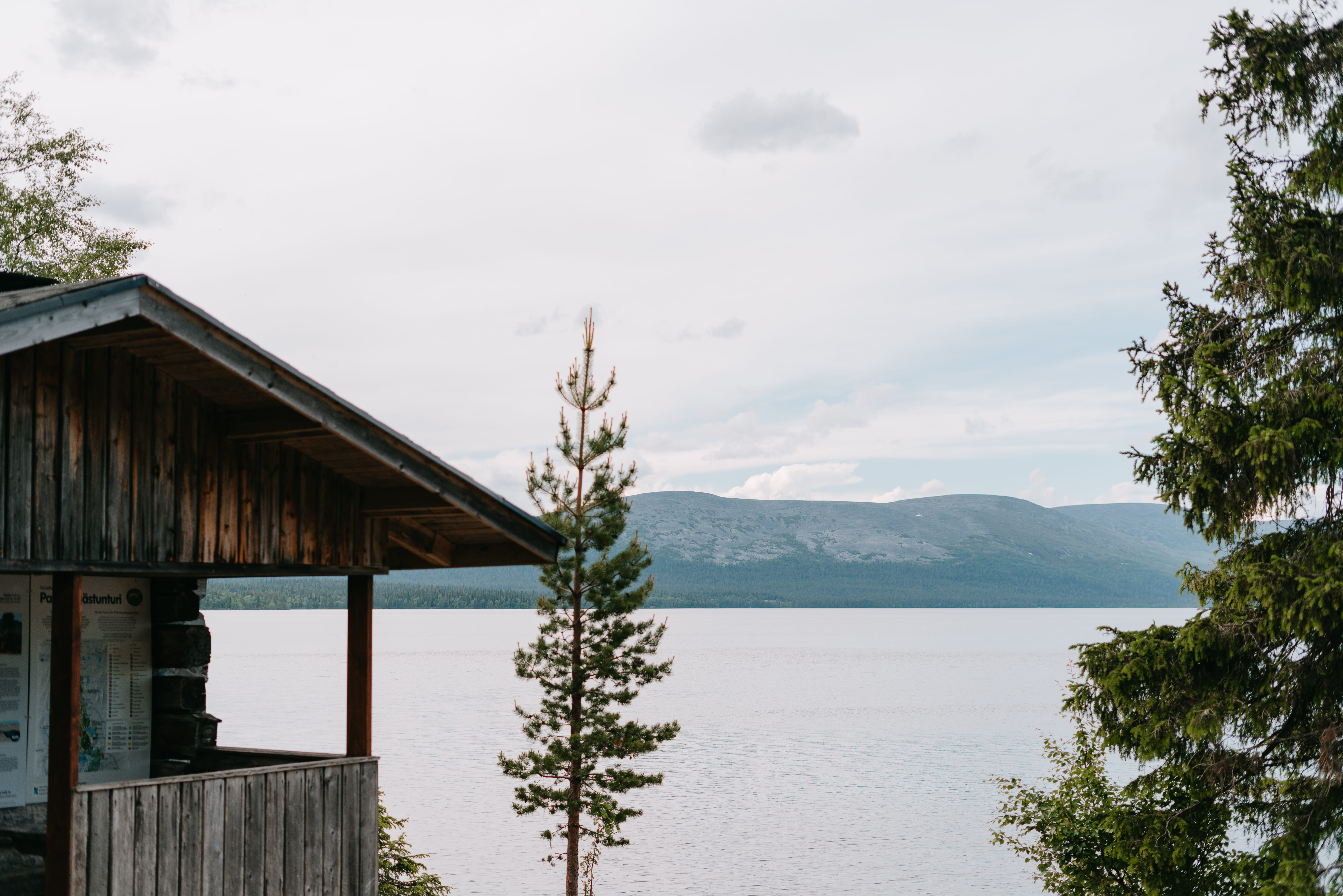Levi lapland Finland red san beach lake