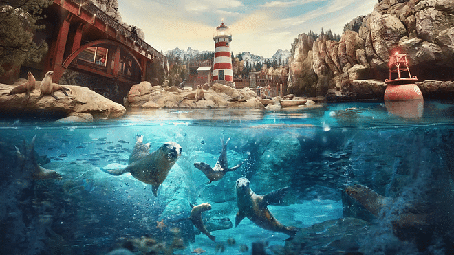 Sea world park Abu Dhabi