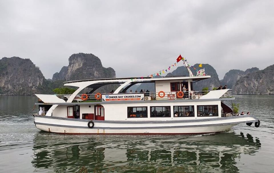 Wonderbay Cruise Halong Day Trip from Hanoi (Small Group on Boat)