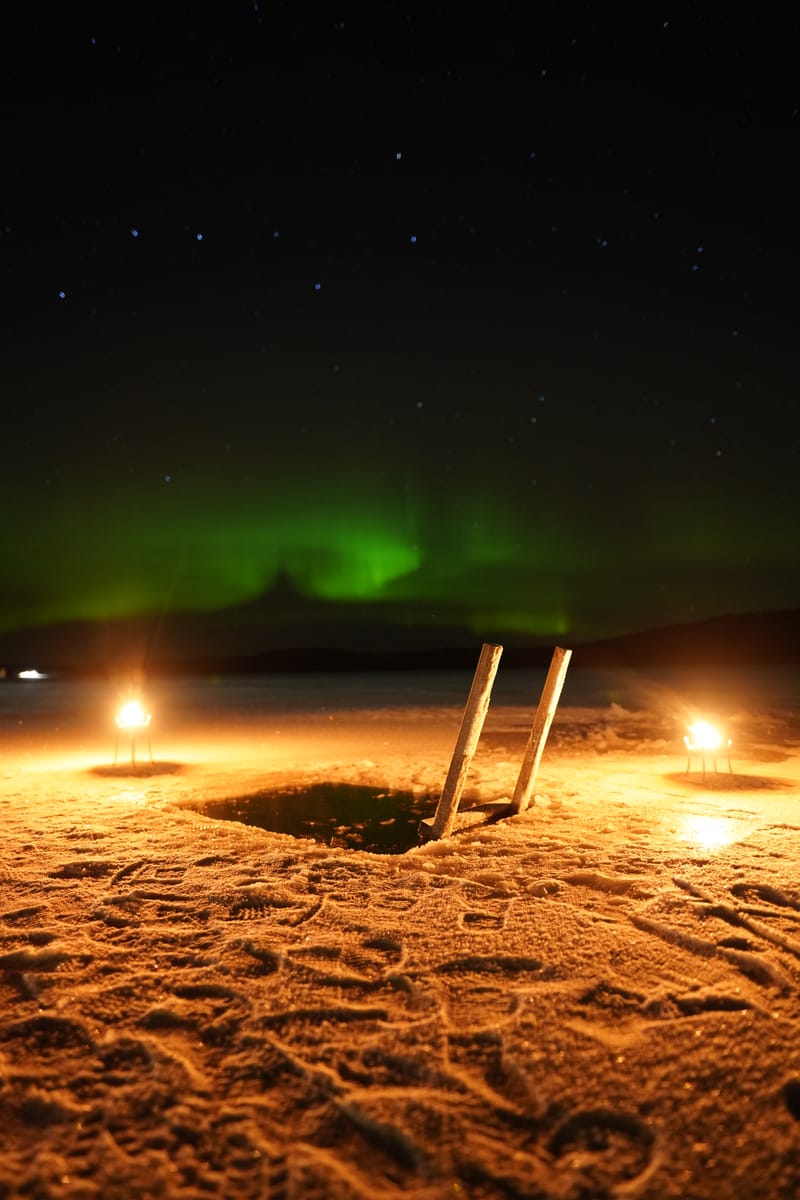 Private Aurora Spa with dinner