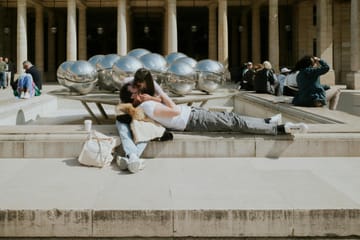 Professional Photoshoot at Colonne de Buren in Paris