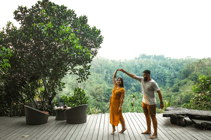 Bali Gate of Heaven, Waterfall, and Jungle Swing