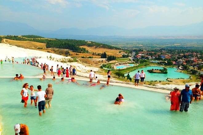 Pamukkale travertines