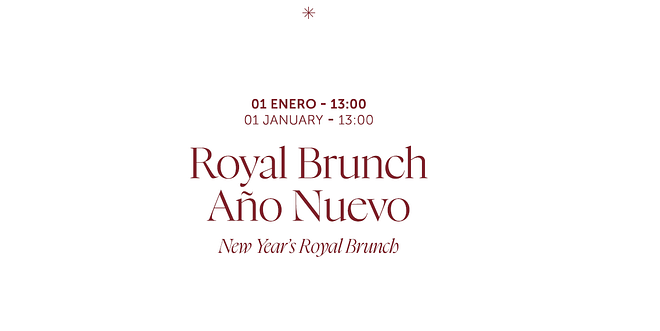 New Year's Royal Brunch