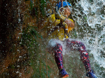 Rappelling Tour at Talliquihui Waterfall in Tarapoto, Peru