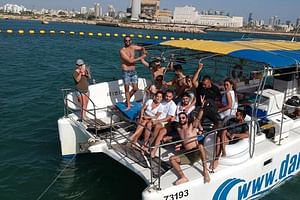 Tel Aviv City Skyline Boat Cruise with Water Activities and Toys