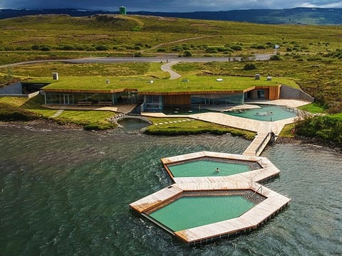 Vök Baths , geothermal destination in East Iceland