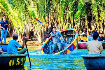 Coconut Boat Ride and Hoi An City Tour in Da Nang