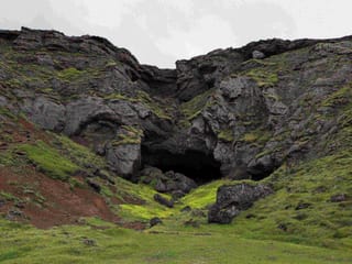 Small cave in the valley
