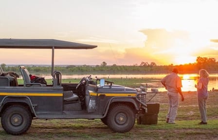 Evening Game Drive and Bush Dinner in Victoria Falls