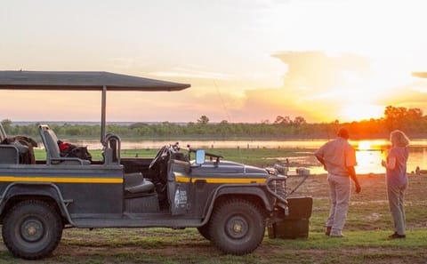 Evening Game Drive and Bush Dinner in Victoria Falls