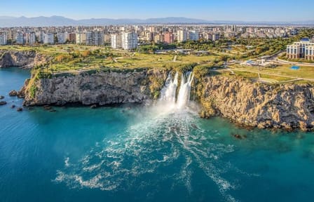 Antalya City Tour with Duden Waterfalls and Coastal Boat Trip
