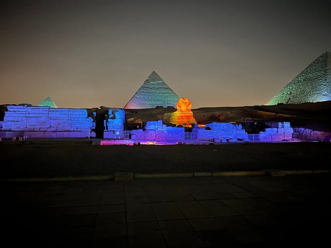 Cairo : Giza Pyramids Sound & Light Show with private transfer  photo 4