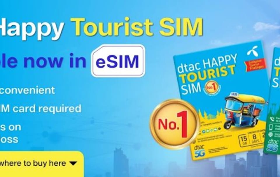 Phuket: Tourist Sim Card with Mobile Data Plan