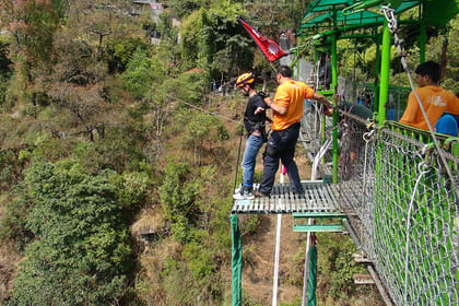 Bungee Jumping Adventure in Bhotekoshi, Nepal