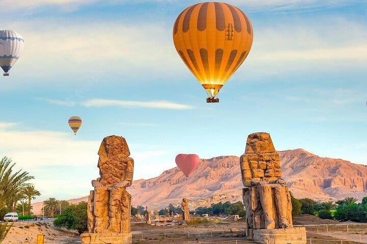 Luxor Sunrise Hot Air Balloon Ride Over Ancient Monuments