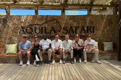 Sunset Safari Big 5 Aquila with Snacks and Wine Tasting