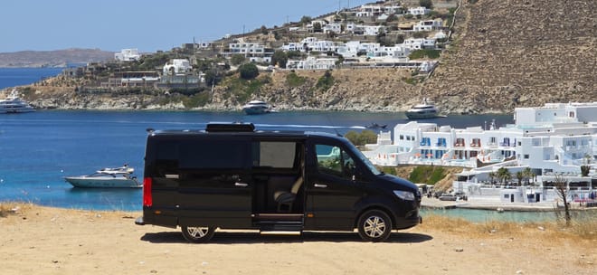 Mykonos Luxury Private Transfer by minibus - private driver - island tours