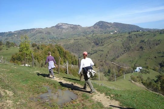 Hill Walking & Gourmet Traditional Lunch on Mountains near Bran Castle