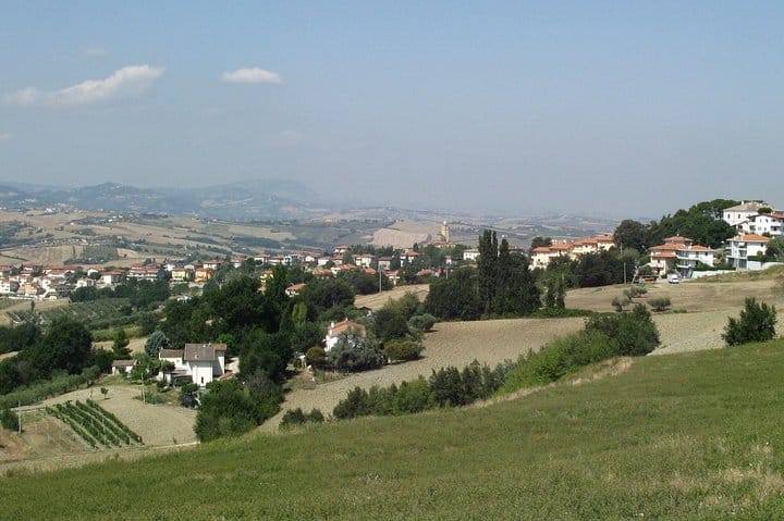 Tavullia, Rossi's home.
