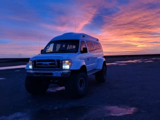 One of our truck that takes you to the Ice cave