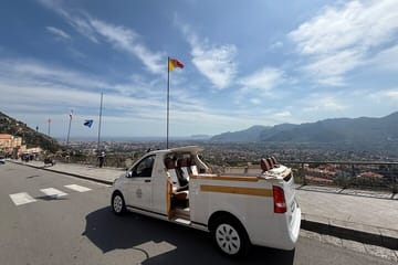 Palermo: Panoramic Mount Pellegrino in CruiserCar