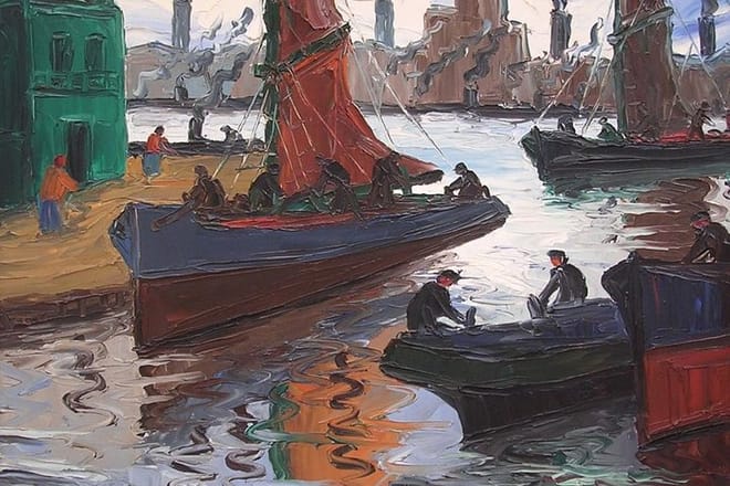 Work by Benito Quinquela Martin