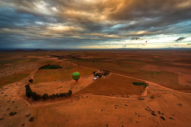 ½ Day : Marrakech Hot Air Balloon Sunrise Flight (with Berber Breakfast) | Private & Luxury 9