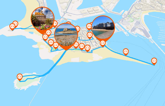 Saint-Malo: Audio Guided Walking Tour (2:40 – 29 audio comments)