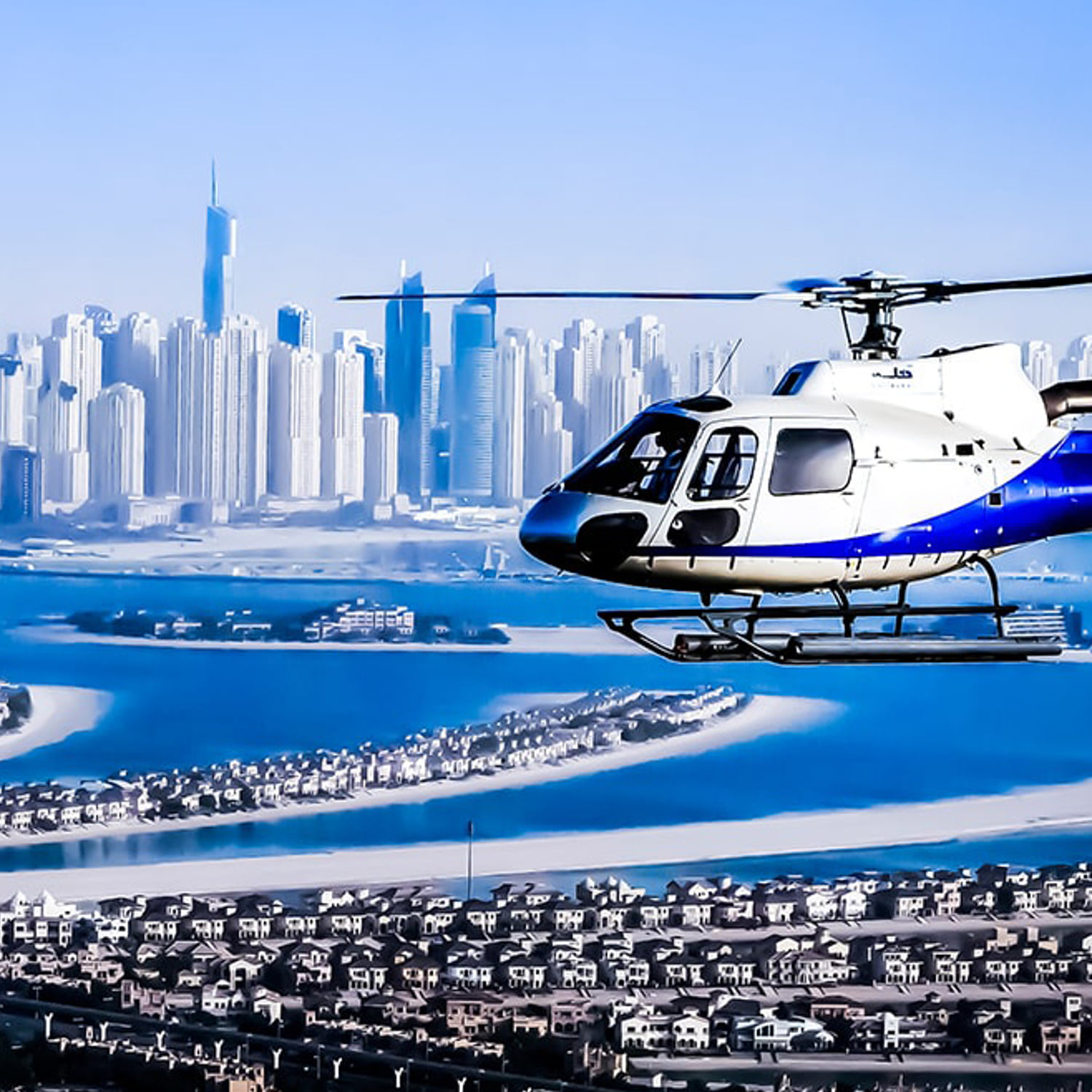 Iconic Helicopter Tour Dubai 12 minutes