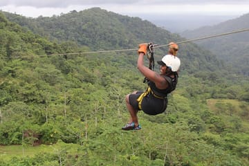 Full-Day Rafting and Zip-lining Adventure in San Ramón